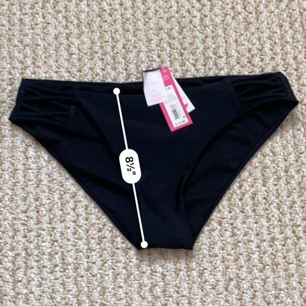 XHILARATION | Strappy Criss-Cross Sides Bikini Bottom Medium - Picture 7 of 8